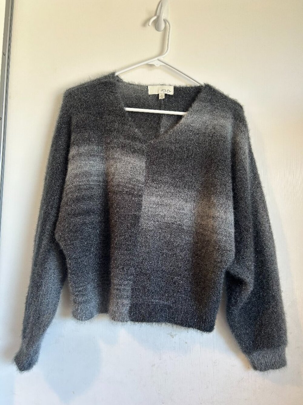 Pinch - Grey Fuzzy Sweater